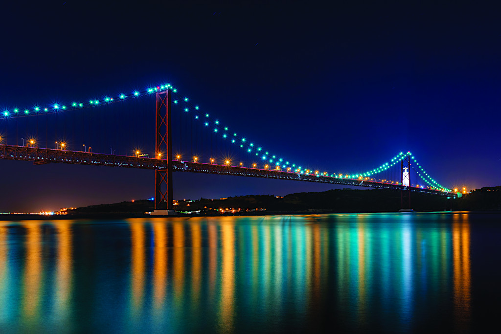 25 of April Bridge in Lisbon, Portugal