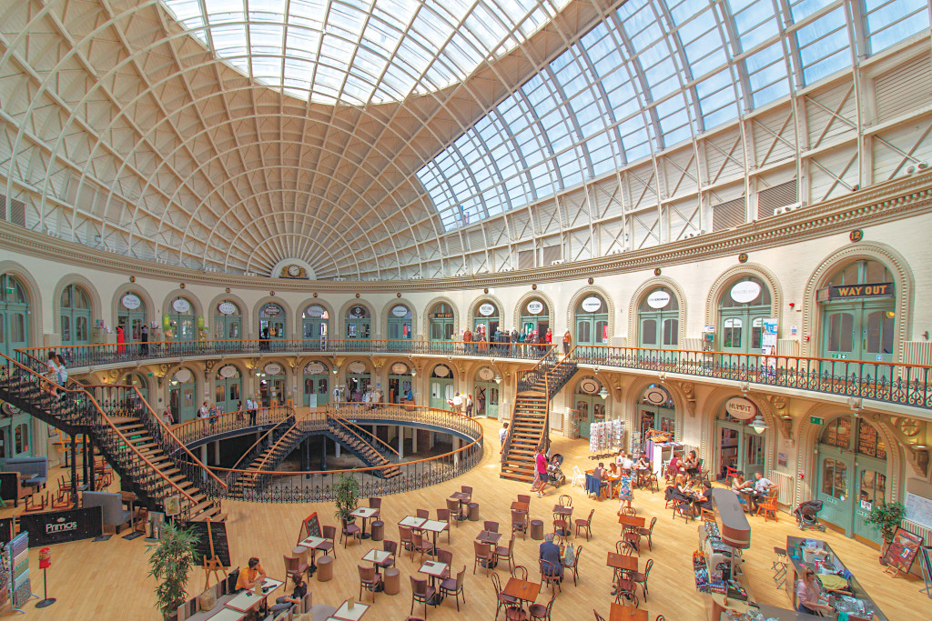 The Corn Exchange in Leeds Northern England