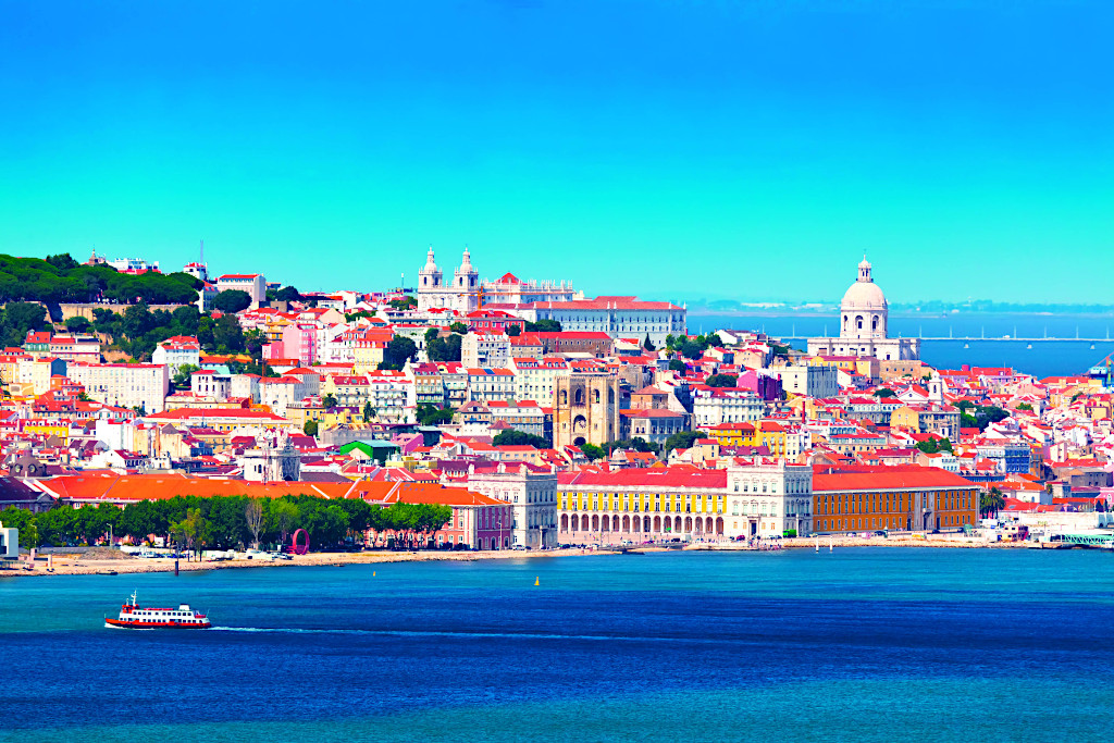 Lisbon Skyline in Lisbon, Portugal
