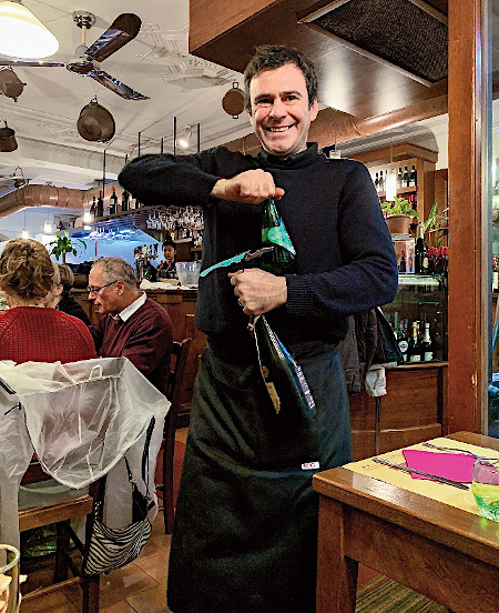 Massimo at Pane Vino - Venice, Italy Restaurant