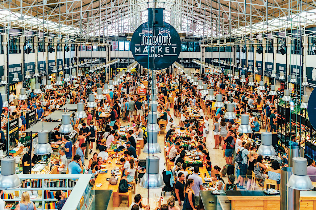 Time Out Market in Lisbon, Portugal