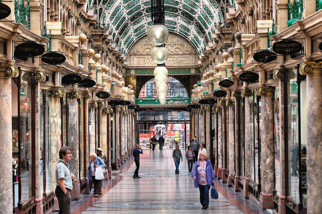 Victoria Quarter in Leeds Northern England