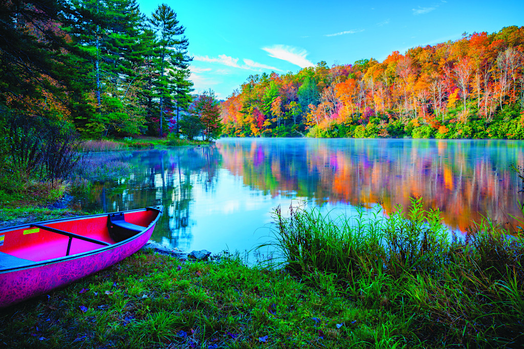 Lake in the Smoky Mountains, Asheville, NC