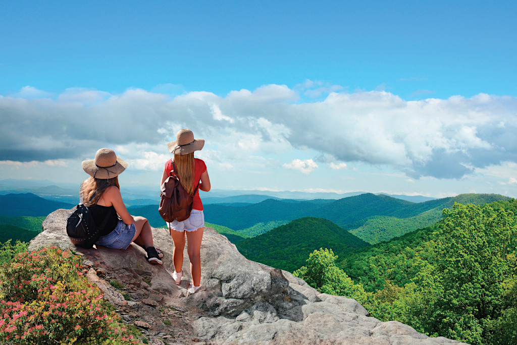 Hiking near Asheville, NC