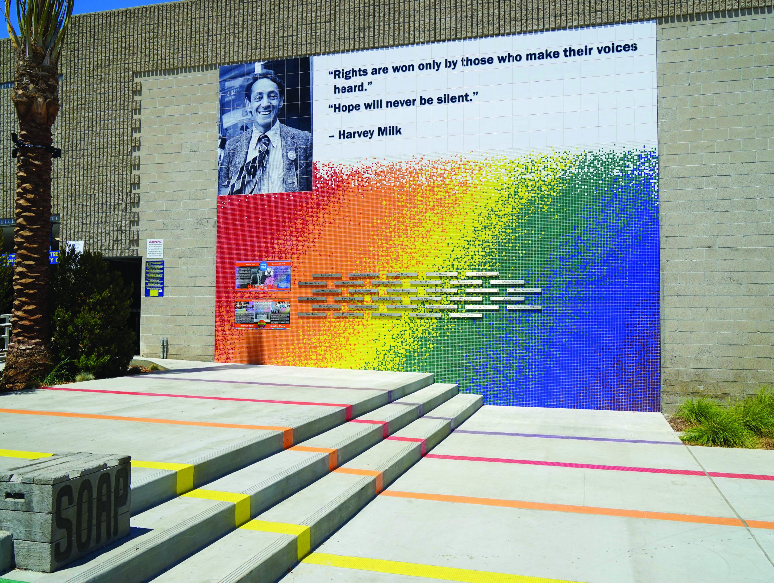 Harvey Milk Promenade Park and Equality Plaza in Long Beach, CA