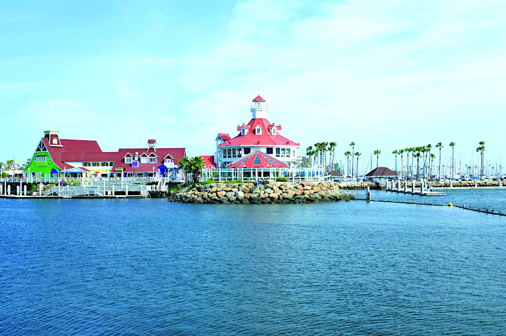 Shoreline Village at Rainbow Harbor in Long Beach, CA