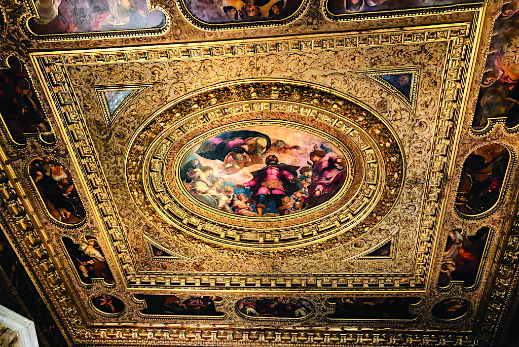 San Rocco in Glory by Tintoretto (Scuola Grande di San Rocco)- Art in Venice