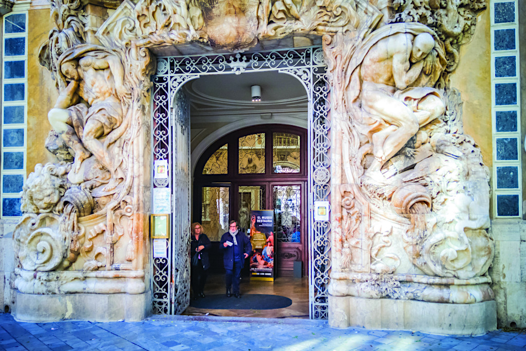 Entrance to National Museum of Ceramics - Valencia, Spain