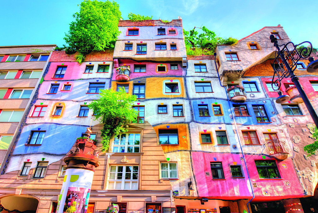 Hundertwasserhaus in Vienna, Austria