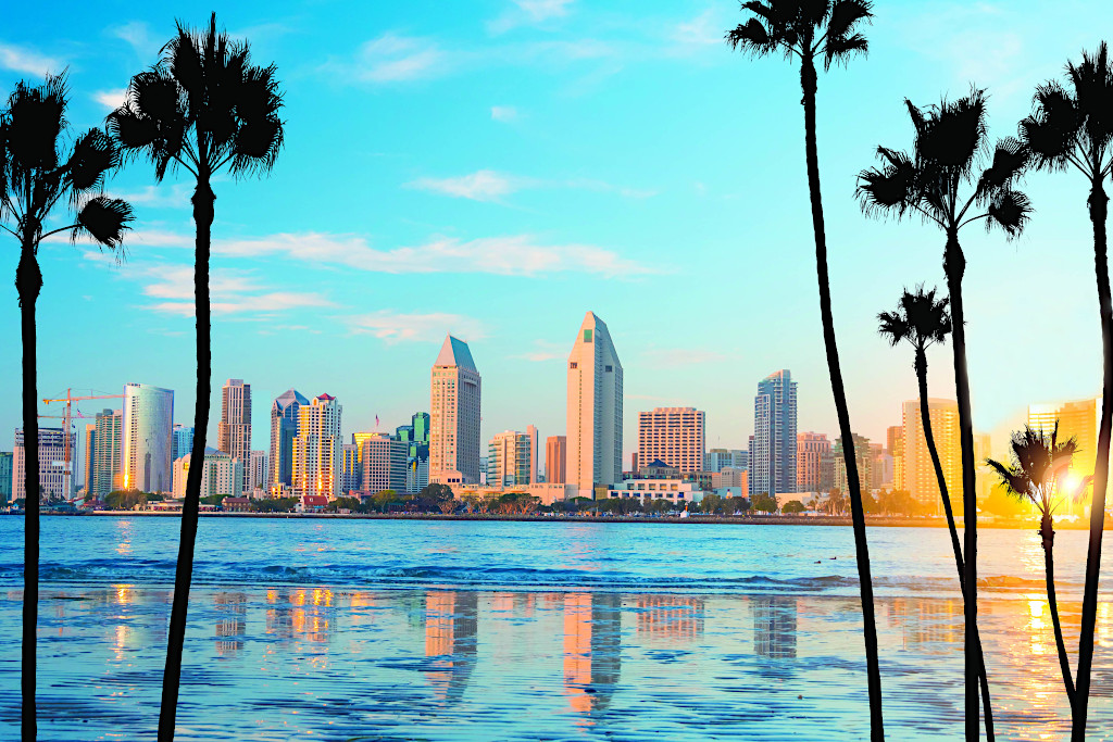 San Diego, CA skyline