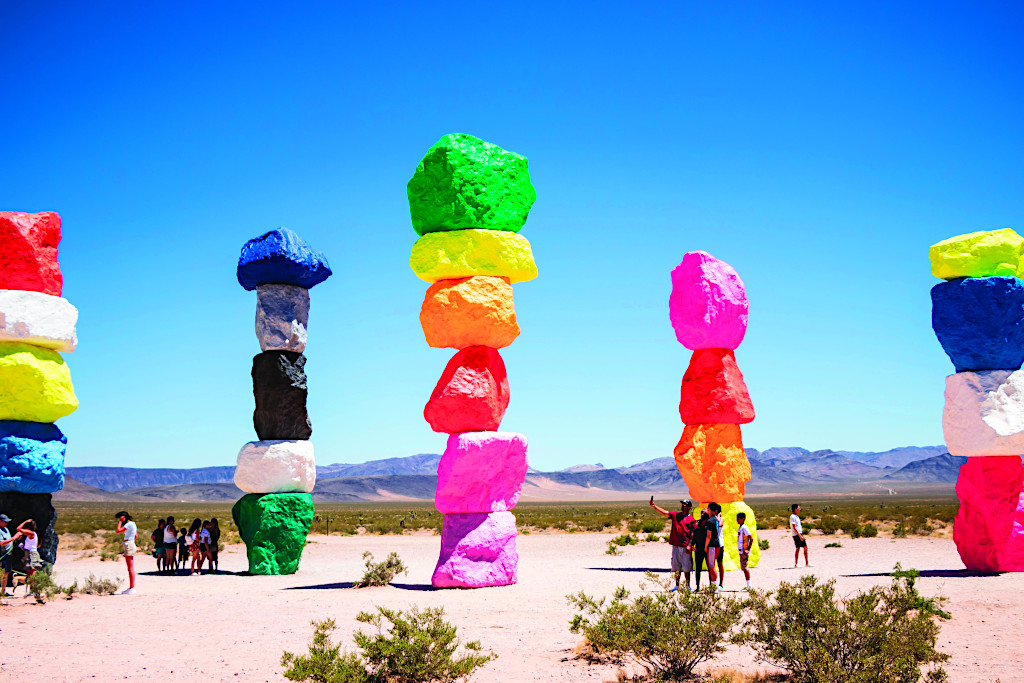 Seven Magic Mountains in Las Vegas, Nevada