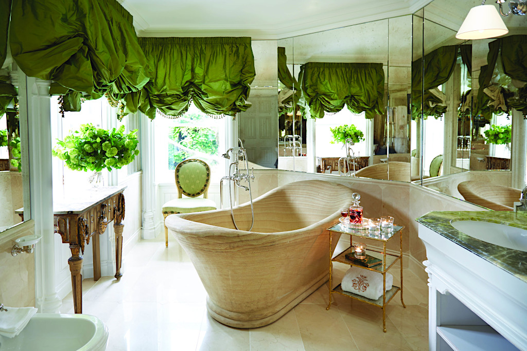 Ashford Suite Bathroom at Ashford Castle, County Mayo, Ireland