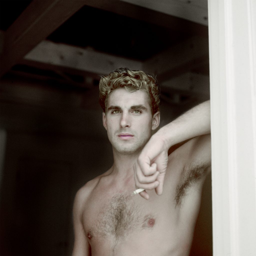 young man on Fire Island