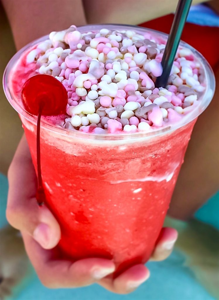 Dippin' Dots Strawberry Daiquiri - Rivertop Grill - JW Marriott San Antonio
