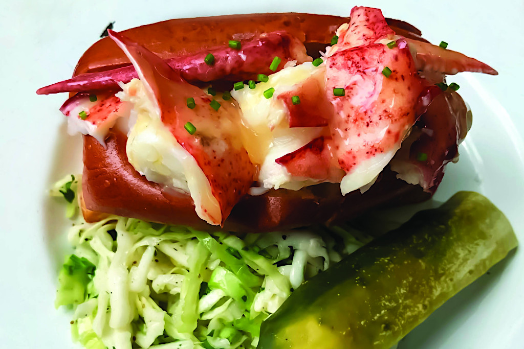 Hot Buttered Lobster Roll at The Canteen | Best Restaurants Provincetown, Massachusetts