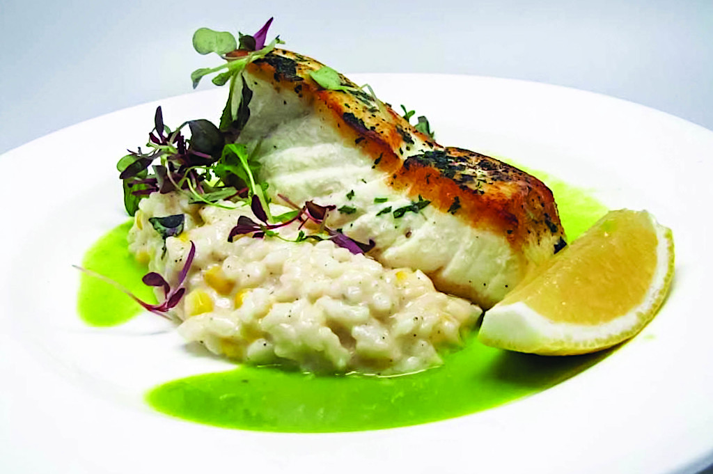Pan Seared Cape Halibut by The Pointe | Best Restaurants in Provincetown, Massachusetts