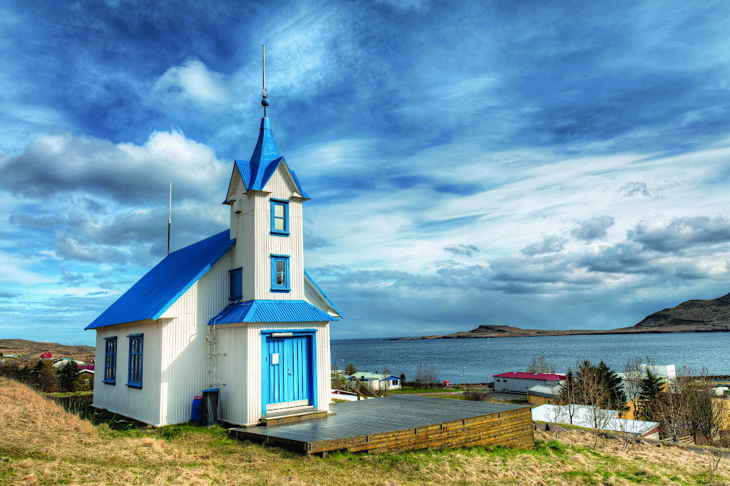 Church in Stoovarfjorour, Iceland