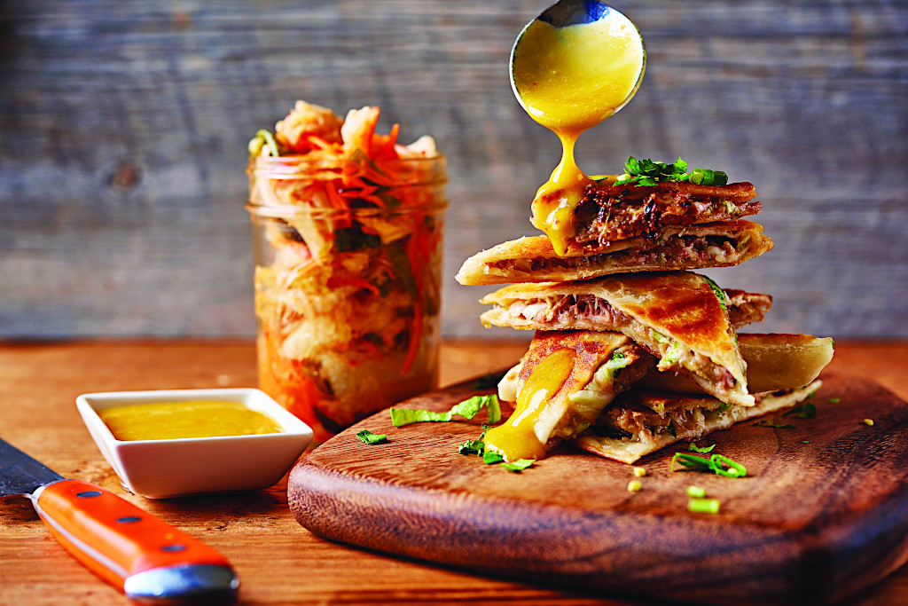 Kalua Pork Quesadilla at Merrimans- Local Cuisine