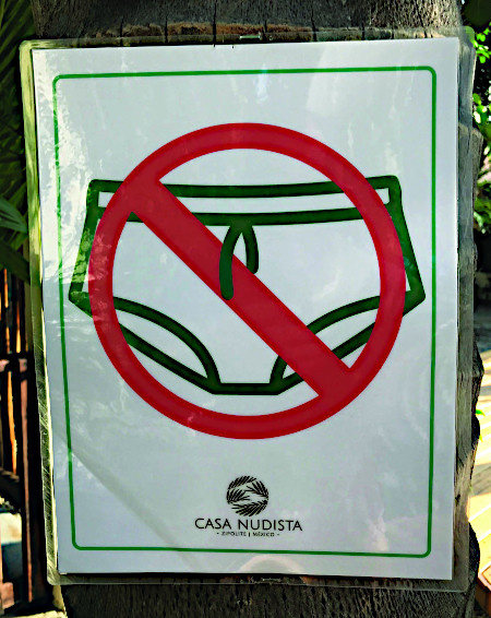 Casa Nudista in Zipolite, Mexico