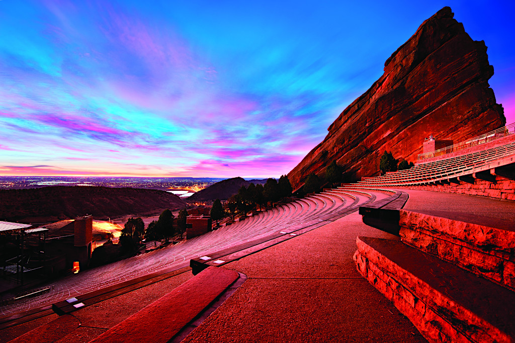 Red Rocks Amphitheater near Denver, Colorado
