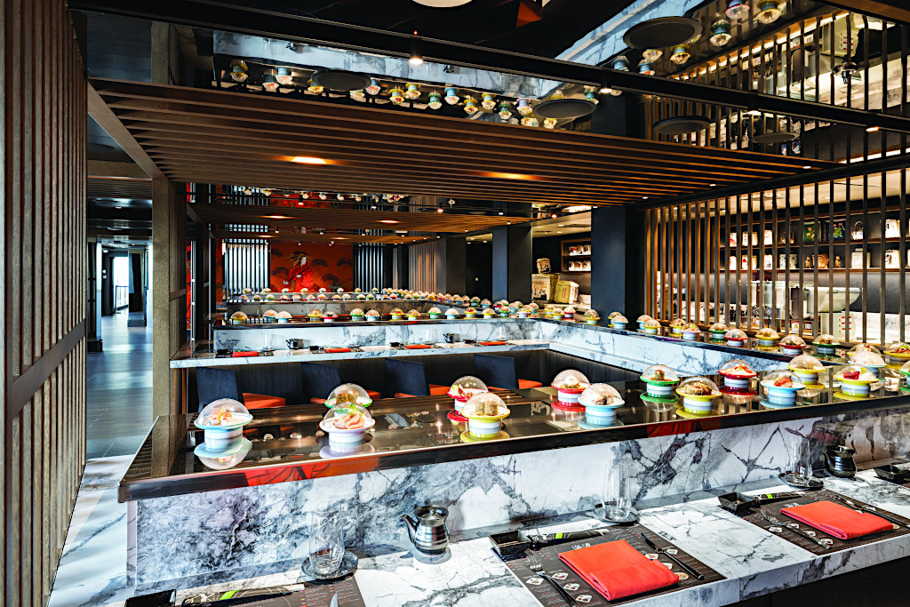 Kaito Sushi Bar on the MSC Seashore Cruise Ship