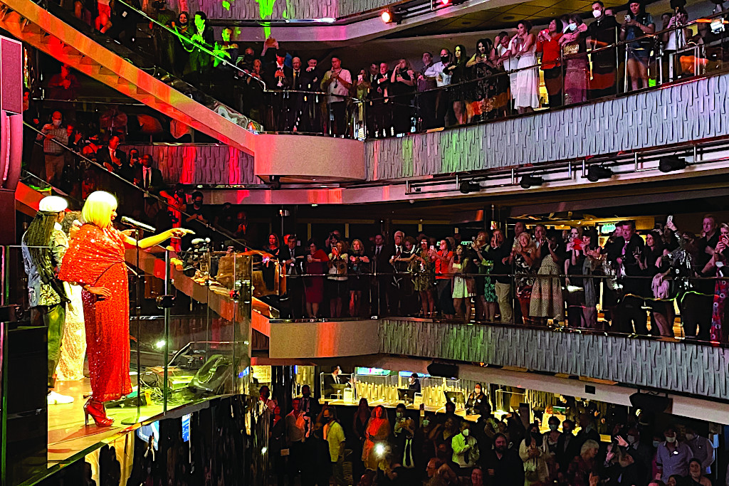 Nile Rodgers and Chic Performing on the MSC Seashore Cruise Ship