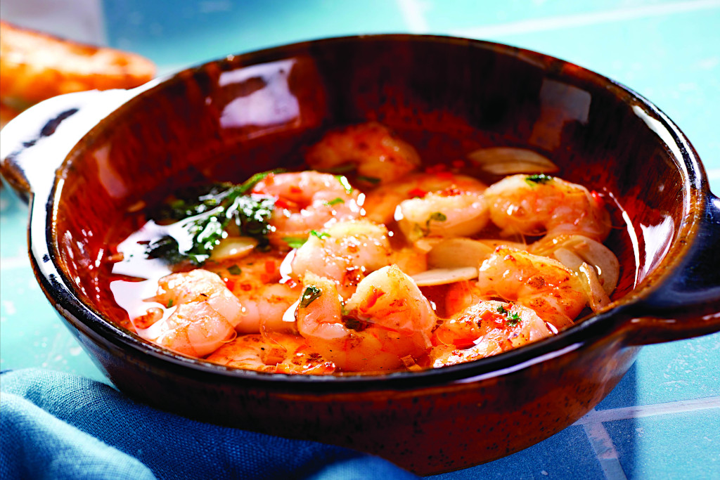 Gambas al Pil Pil at Tapas Papa Frita | Restaurants with Great Small Plates