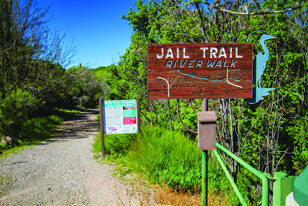 Jail Trail River Walk in Cottonwood, Arizona