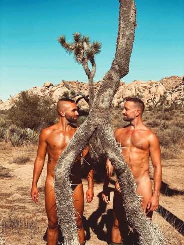 @dannywarhole (L) and @joetheway at Joshua Tree National Park
