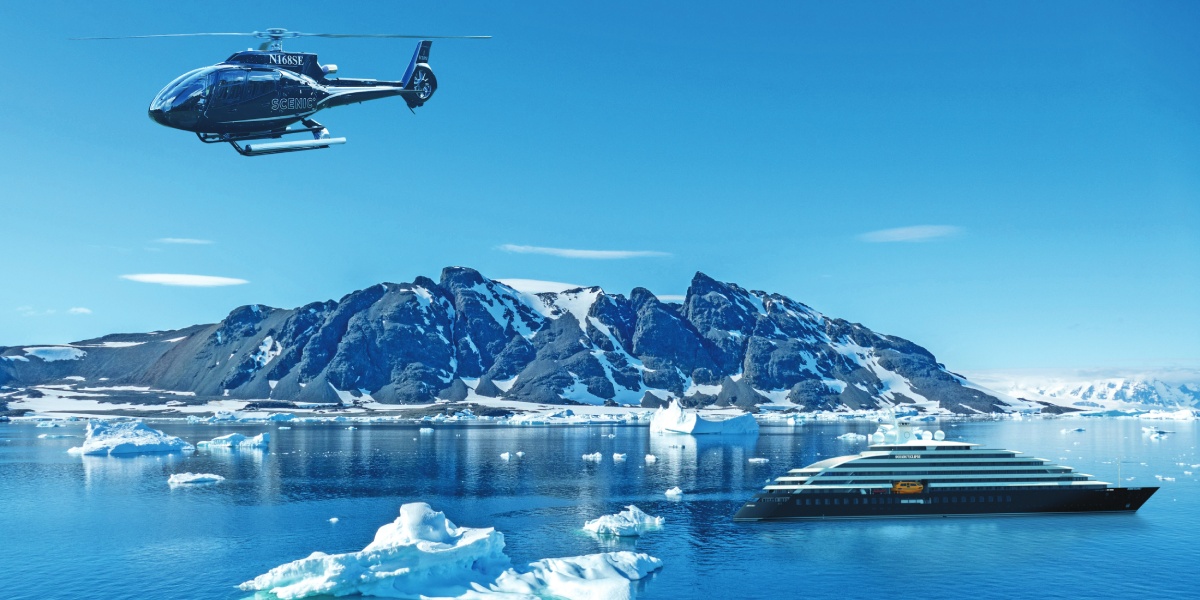 Scenic Eclipse in Antarctica