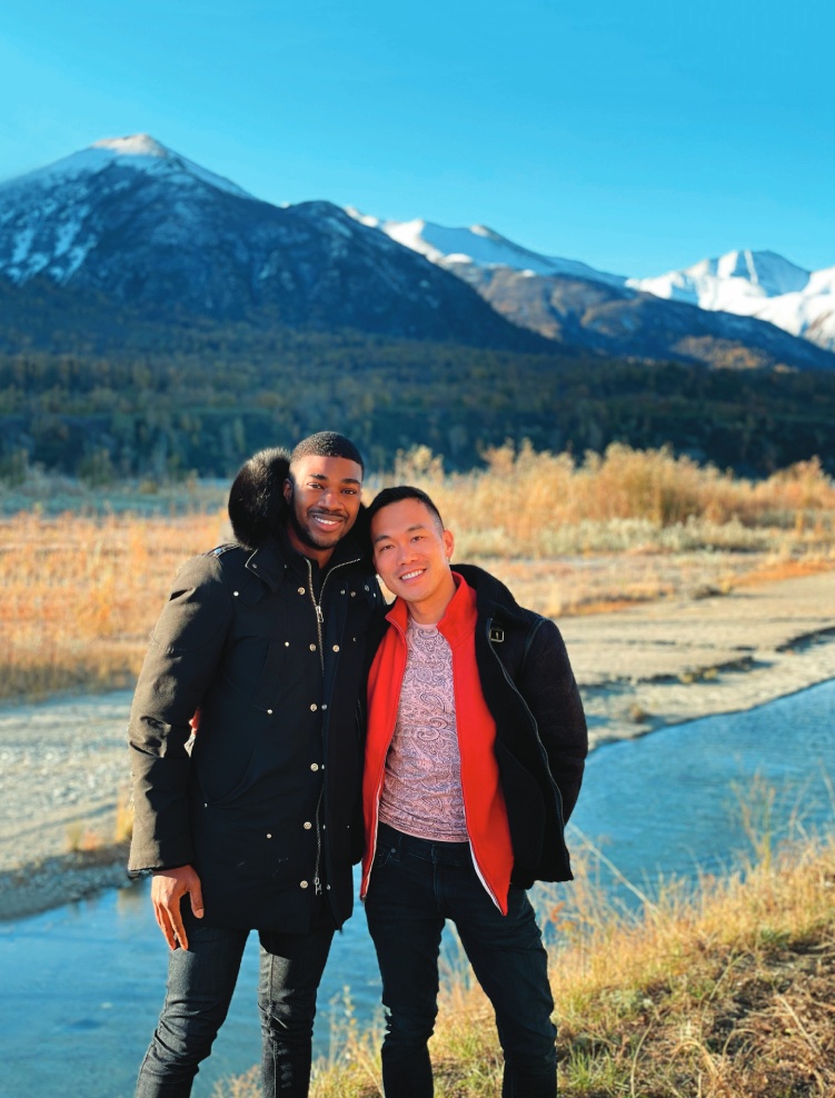 Teraj and Barry Matanuska River