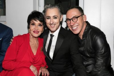 Chita Rivera Alan Cumming Daniel Nardicio (Photo by Wilson Models)