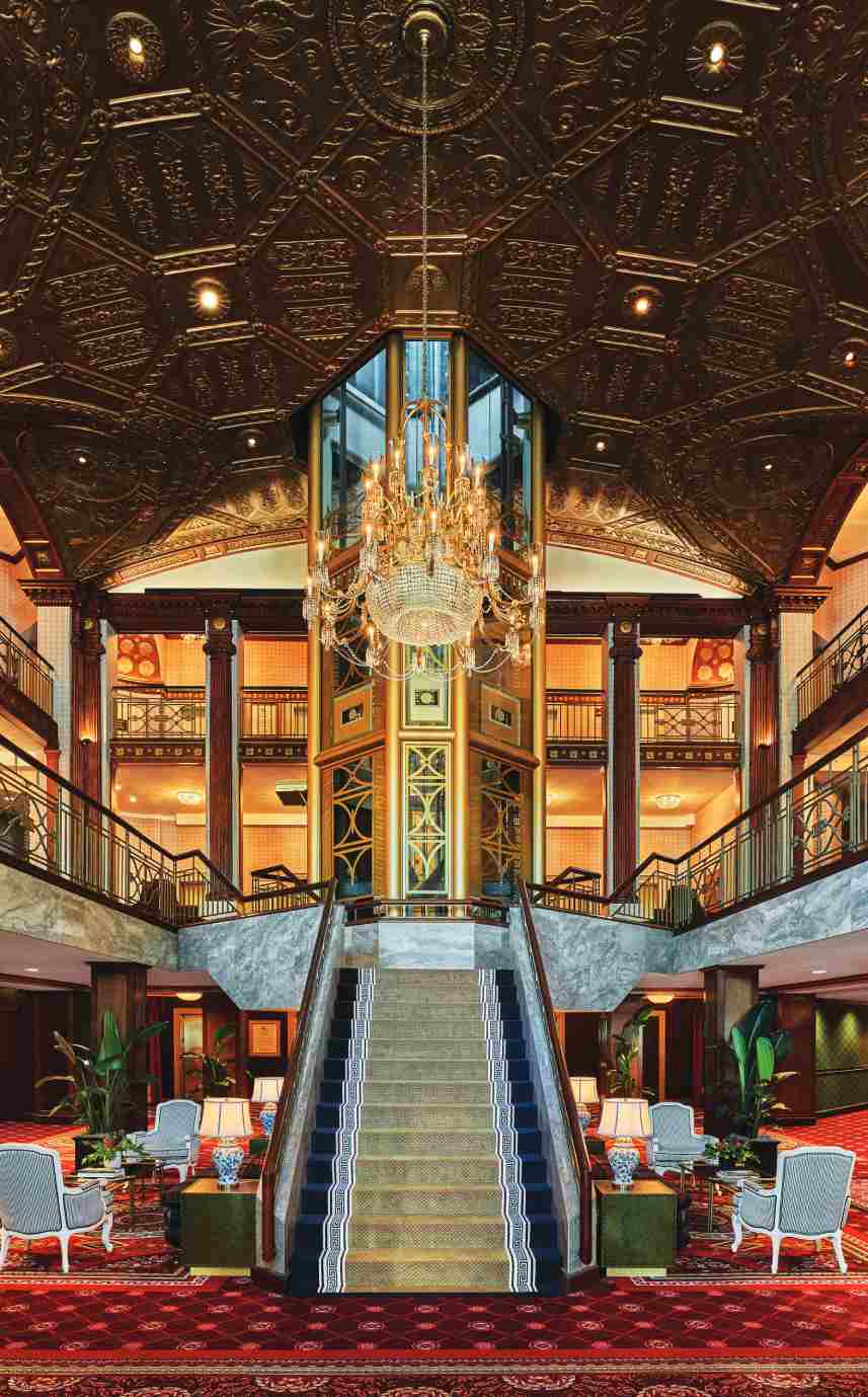 The lobby at Graduate Providence (Photo: Courtesy of Graduate Providence)