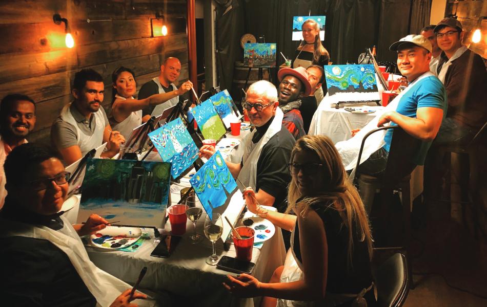 Painting Class at the Academy