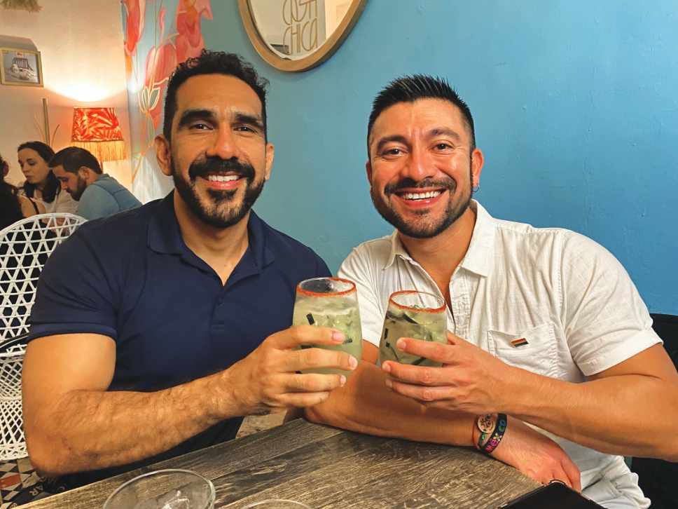 David Duran and Ricardo Godoy of Merida Gay Tours (Photo by: LatinFlyer.com)