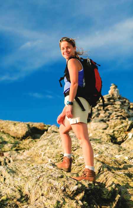 Hiking on Mt. Mansfield in Stowe, Vermont (Photo by Don Landwehrle)