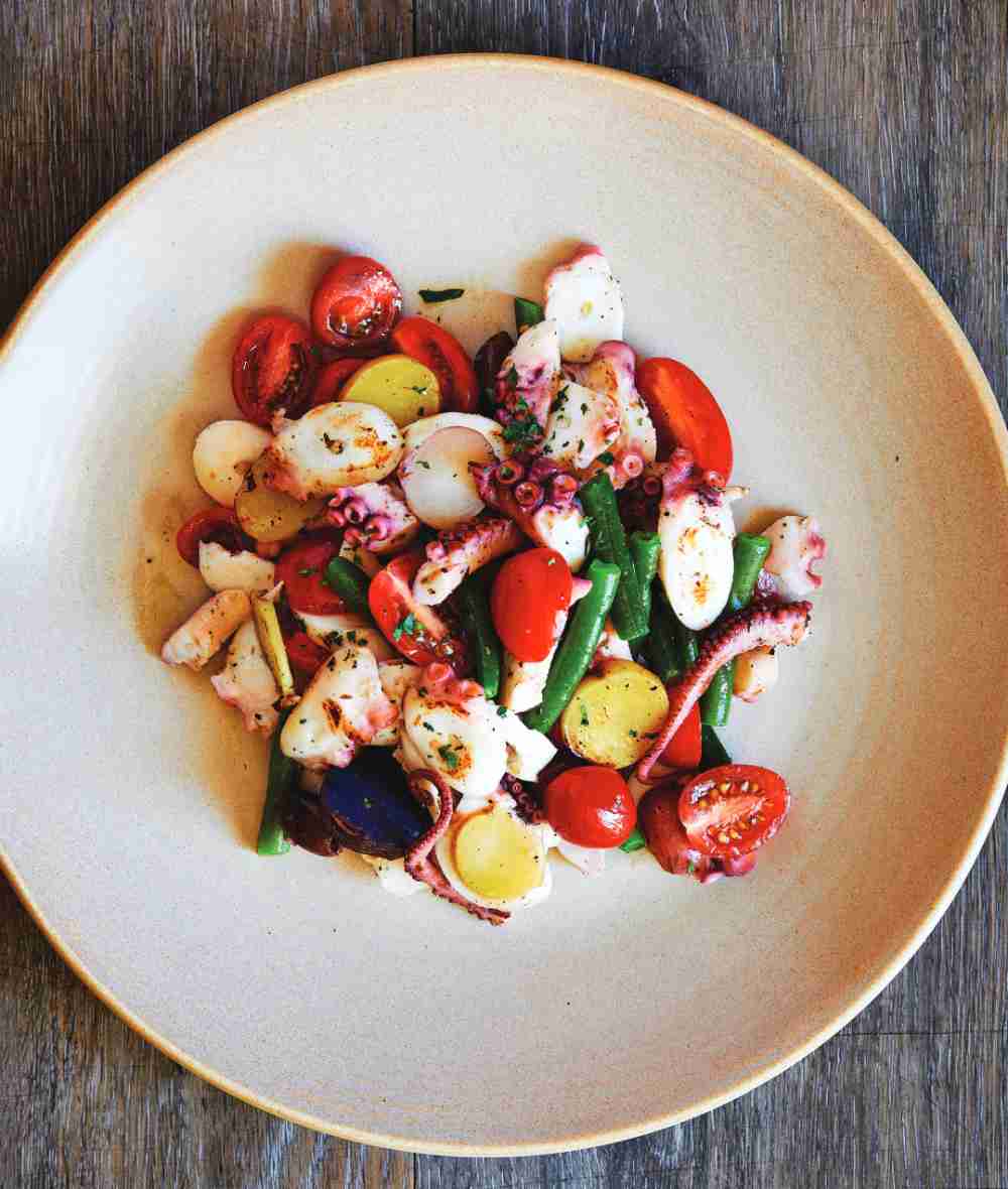 Warm Octopus Salad at SY Kitchen