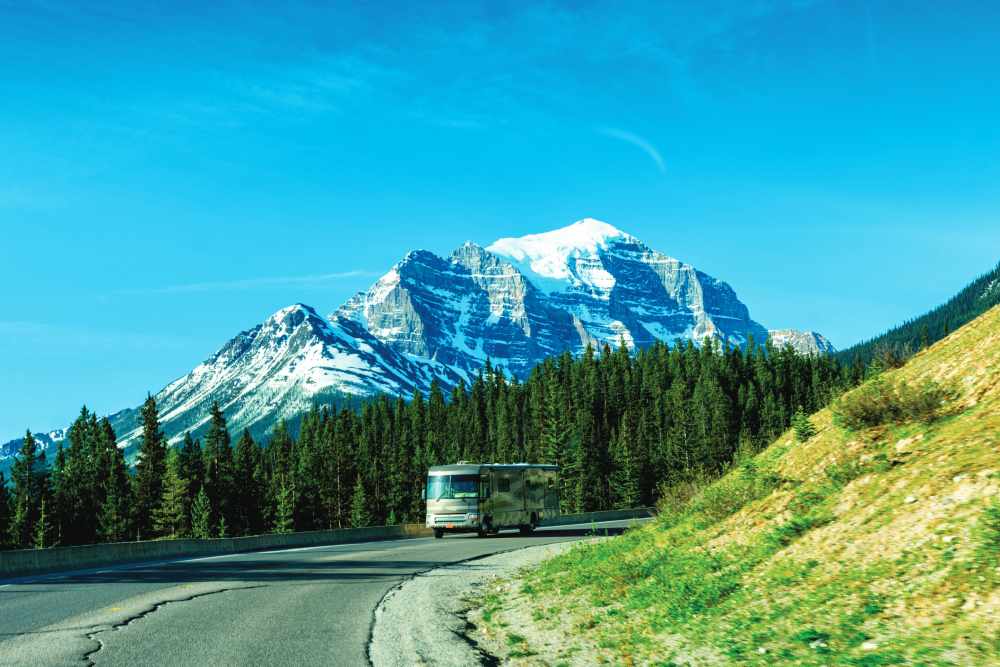 RV in Banff National Park (Photo by Yaya Ernst)