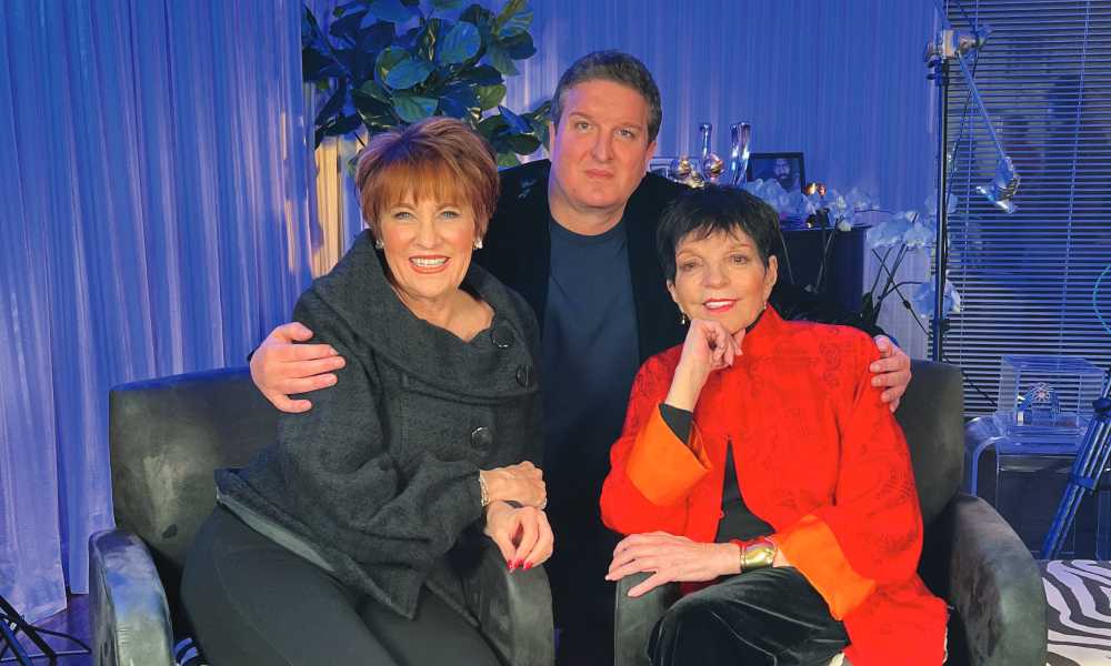 Vince with Lorna Luft and Liza (Photo by Jennifer Daigle)