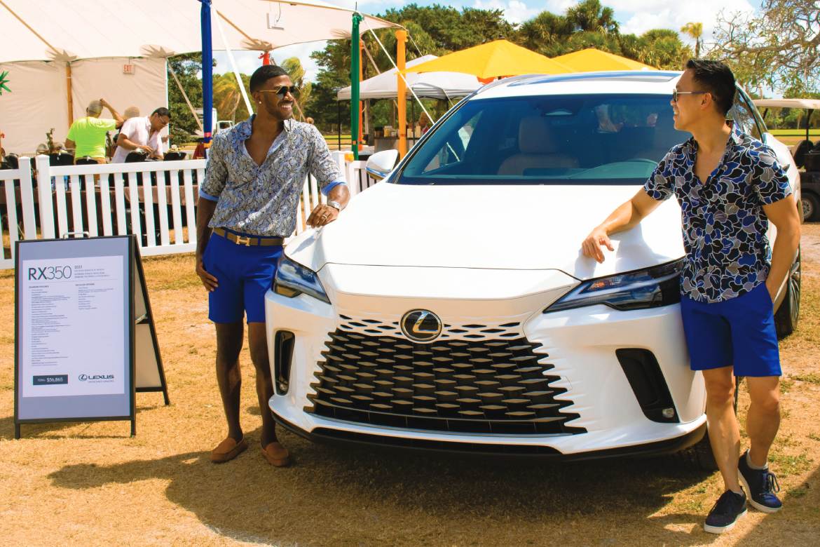 Barry + Teraj with Lexus Vehicle (Photo by Teraj Allen)