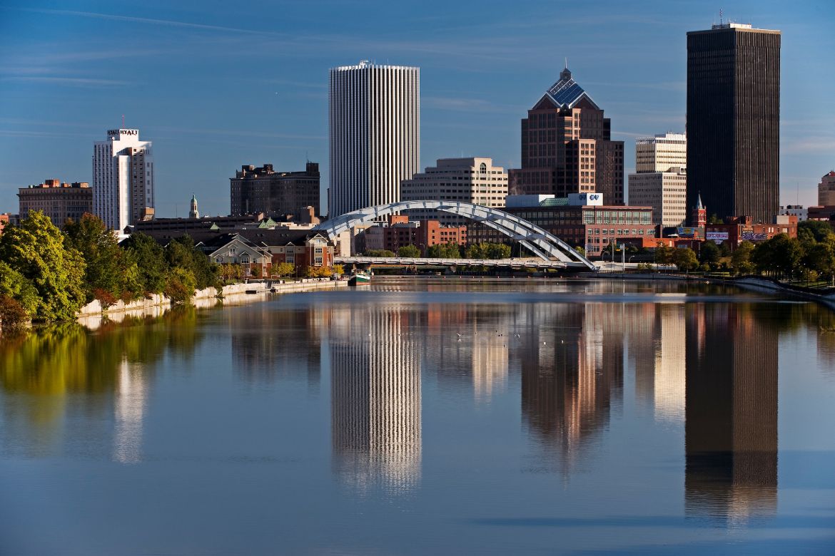 Rochester City Skyline