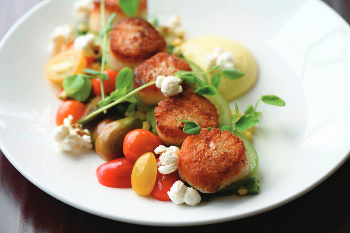 Divers Scallops at Inns of Aurora 1833 Kitchen & Bar (Photo by Inns of Aurora)