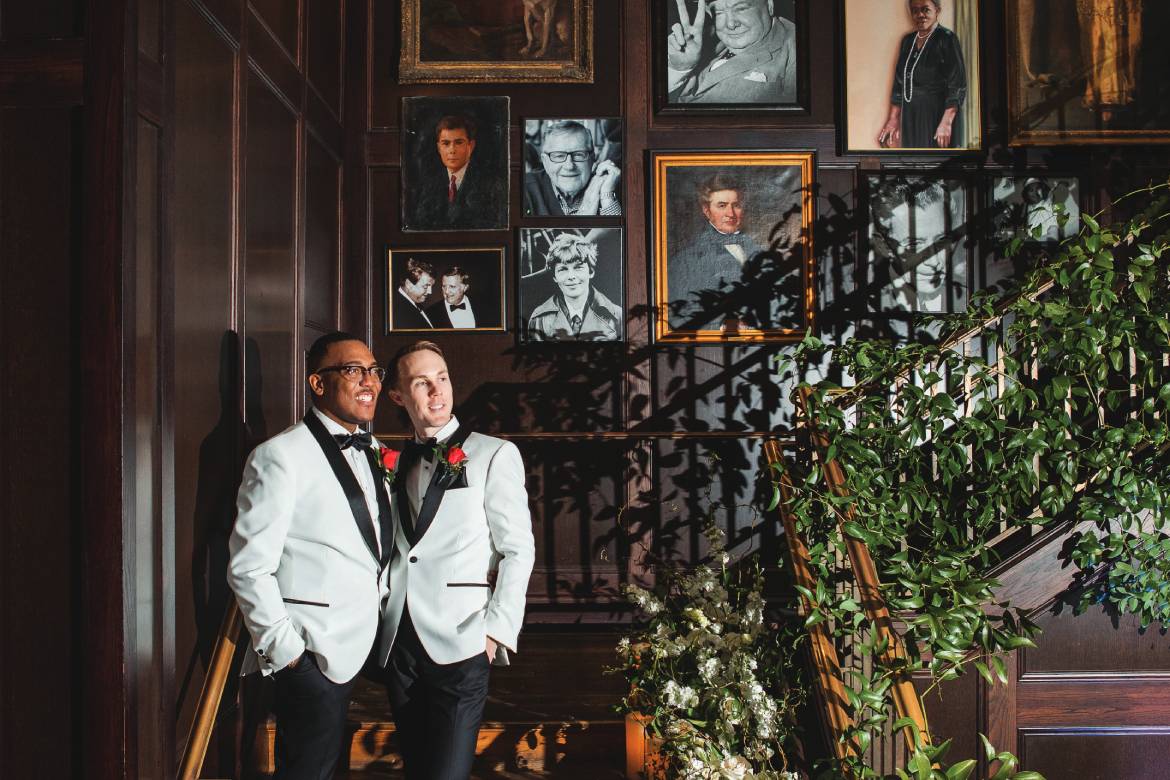 Trent Brock and Jamil Price Wedding (Photo by Djamel Photography)