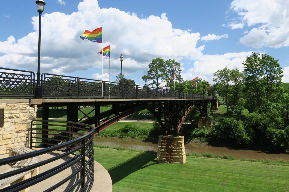 H.H. Kohlsaat Bridge in Galena at Grant Park (Photo by Michael John Maniurski)
