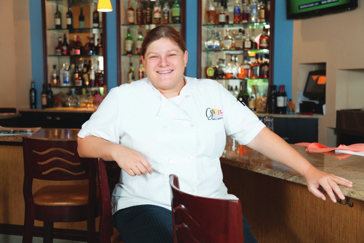 Laura Owen, Executive Chef at CJโs on the Bay in Marco Island