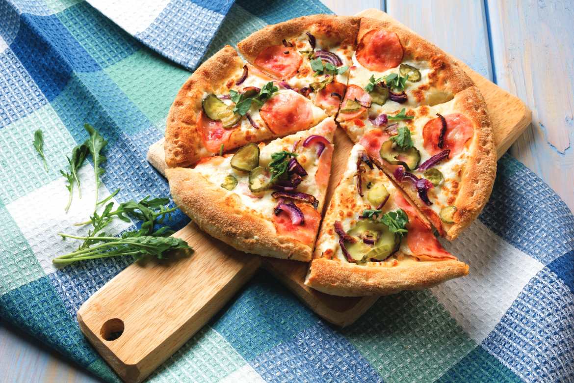 Pizza With Pickles (Photo by Troyka)