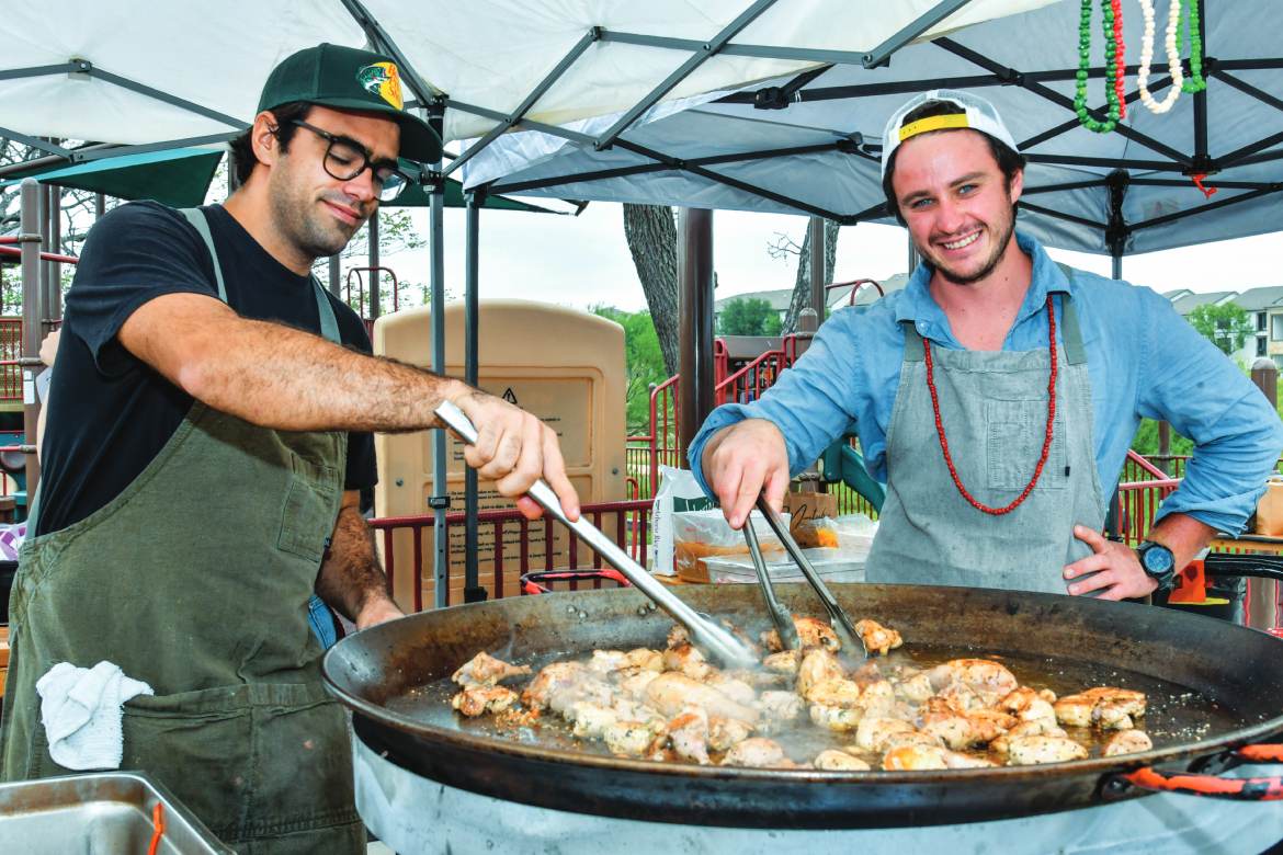 Team Oaxaca at 2023 Paella Challenge (Photo by Jon Alonzo)
