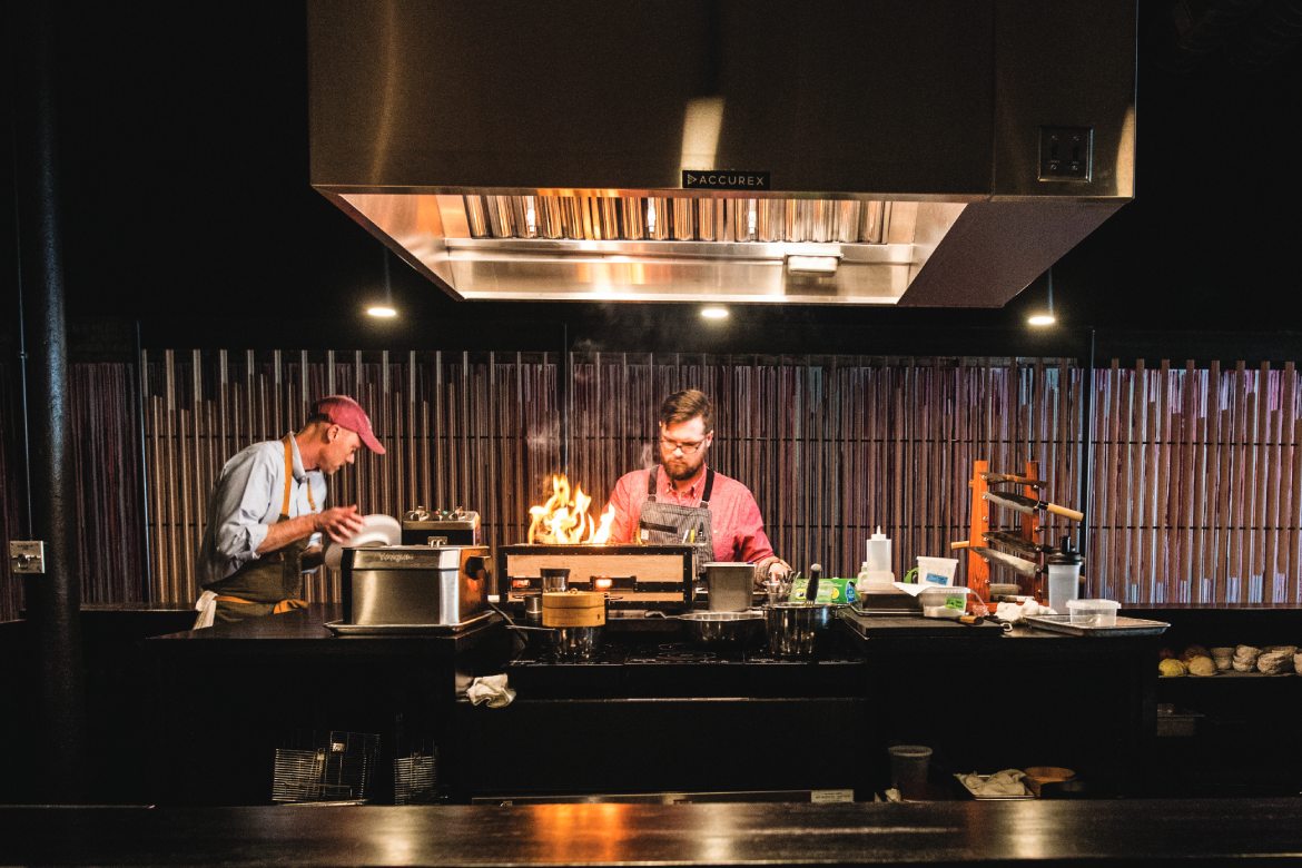 Bulrush Restaurant, Chef Rob (L)
