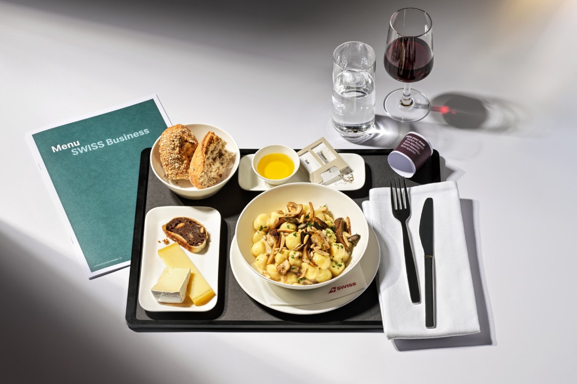 Swiss Business Gnocchi with Mushroom Sauce