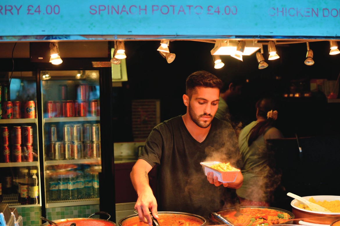Food Stall atCamden Market (Photo by astudio)
